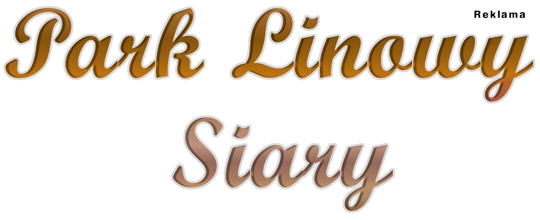Park Linowy Siary - napis